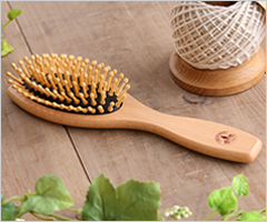 竹ピンヘアブラシ