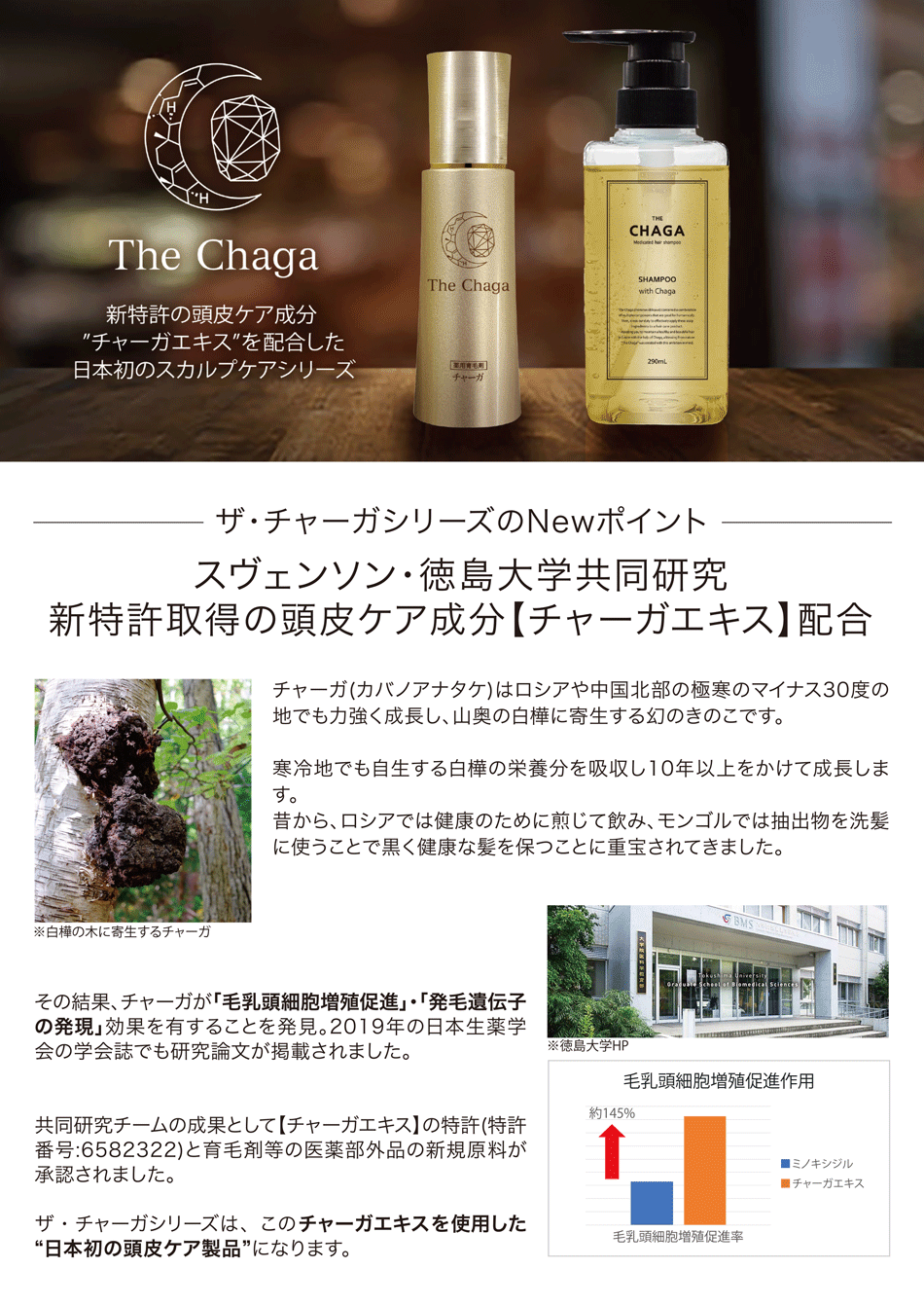 チャーガシリーズ新発売のお知らせ｜ヘアケア専門店レフィーネ公式