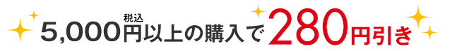 280円引きクーポン