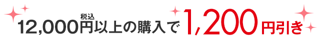 1200円引きクーポン