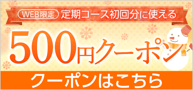 定期コース初回限定500円クーポン