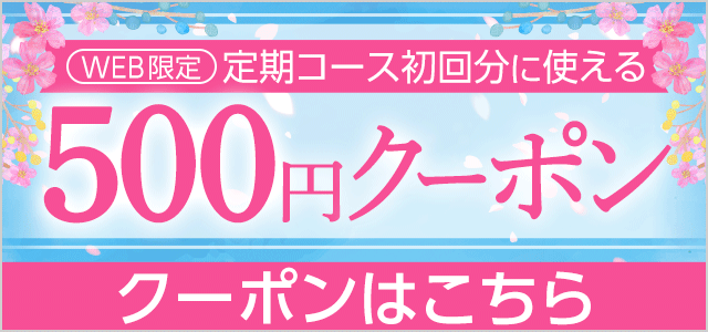 定期コース初回限定500円クーポン