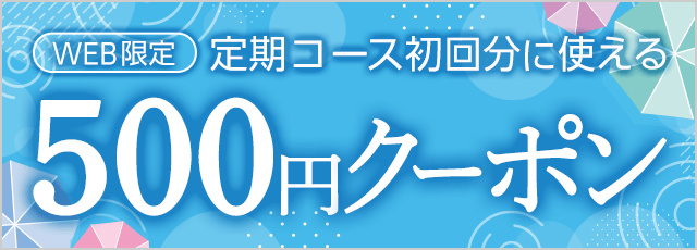 定期初回に使える500円クーポン