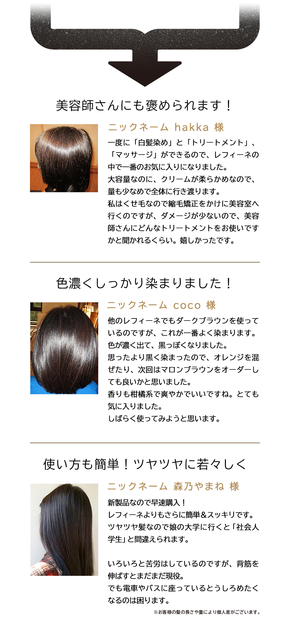 RE1。3本 弱酸性 ベルジュバンス ヘアカラー 白髪染め マニキュア